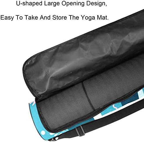 Portador de saco de tapete de ioga com alça de ombro ajustável, saco de transporte de ioga de ioga para