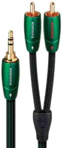 Audioquest Evergreen, 3,5 milímetros para RCA Cable masculino, 3 metros/9,84 pés