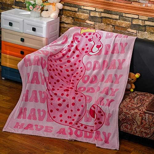 Quarto rosa estético cobertor de cobertor Preppy decoração de cobertor Ultra Soft Throe