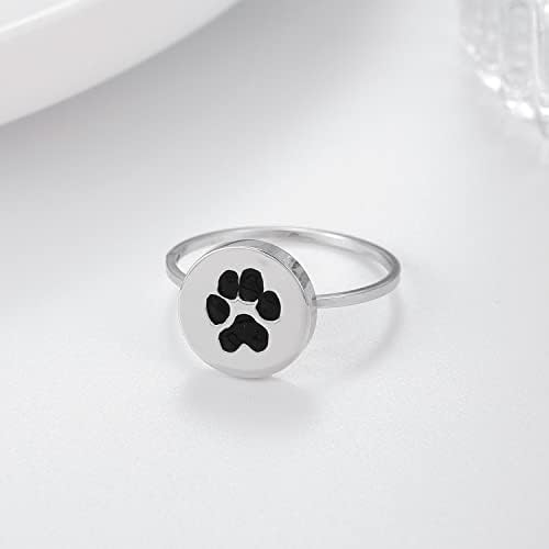Longliter Dog Anel Personalizado Colar de impressão personalizado Colar de estimação em memória de cães Pet