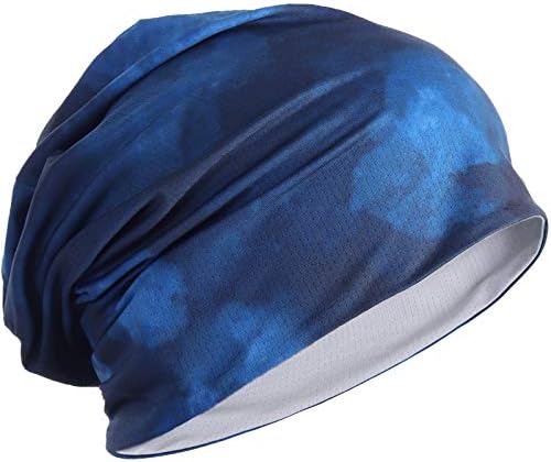 Chapéus de gorro reversível e reversível para homens para homens, correndo Sweat Wicking e Rick Dry