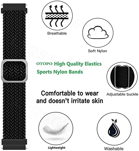UMCNVV Braided Strap Bands de pulsea para Coros APEX Pro/Apex 46 42mm Smartwatch WatchBand Pace 2 Pace2