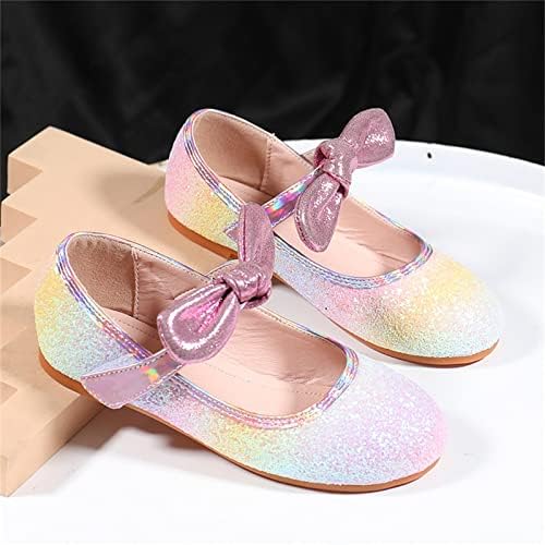 Qvkarw Sapatos infantis Moda Sapatos de princesa plana