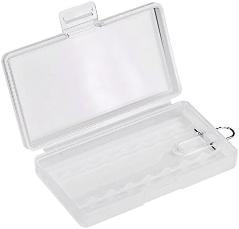 Zerone 8 AAA Caixa de bateria transparente Plástico Plástico/Organizador/caixa de armazenamento