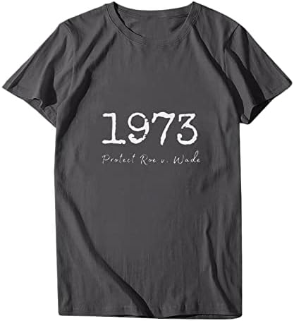 Camisetas de manga curta feminina letra de letra de camisetas gráficas para feminino Crewneck Casual Summer Fall