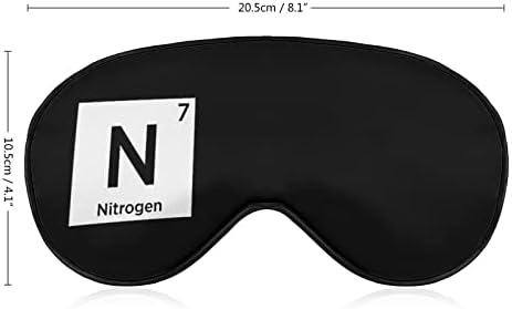 Elemento de nitrogênio máscara de cegos máscara dormindo tampa da sombra noturna