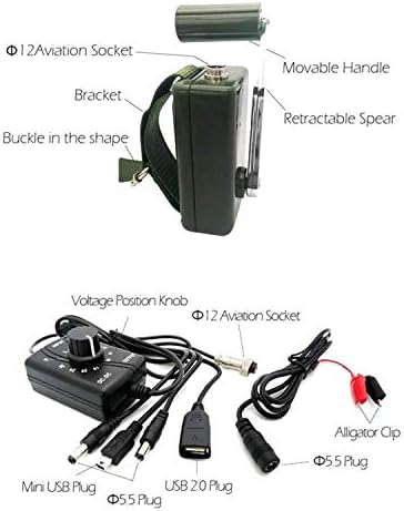 Gerador de manivela KXA Gerador de alta potência Compatível com um telefone móvel externo carregamento de computador