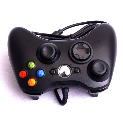 Wantmall Black Wired USB Game Pad Controller para Xbox 360 PC