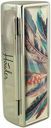 Caixa de batom de designer de Houder com espelho para bolsa - suporte de batom decorativo com
