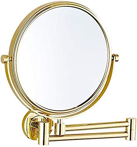 Espelhos de maquiagem montados na parede Larro ampliando estender -se robusta de barbear ajustável espelhos