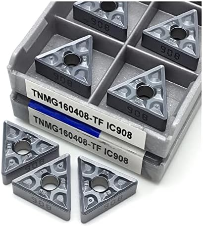 Cutter de moagem de hardware TNMG160404 TF IC907 TNMG160408 IC 908 Torno de moagem do torno de carboneto Ferramenta