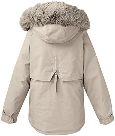 Jaqueta feminina amiley espessa jaqueta quente com capuzes espessos de jaquetas acolchoadas