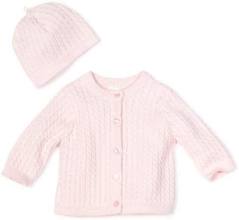 Little Me Me Girls 'Light Pink Cable Sweater