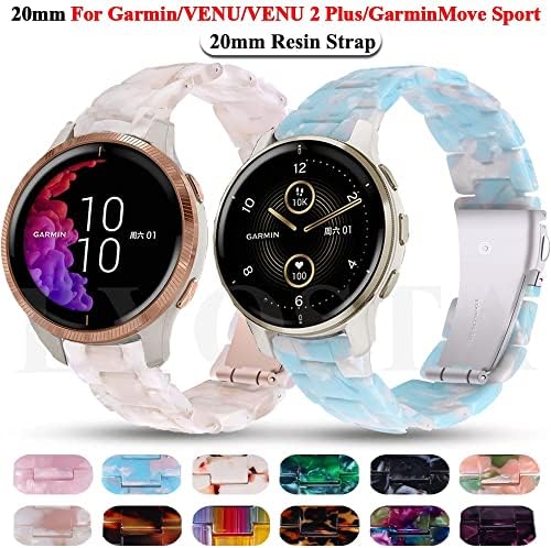 GXFCUK Resina Smart Watch Bands para Garmin Venu2/Venu 2 Plus Sq Wels Straps Garminmove Sport Forerunner 245