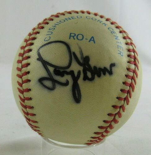 Larry Gura assinou autograph Autograph Rawlings Baseball B96 - Baseballs autografados