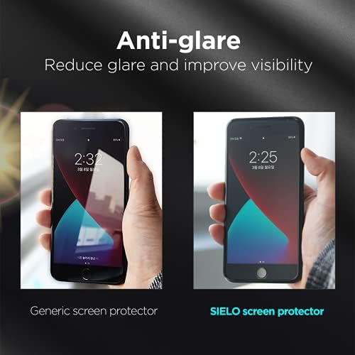 SIELO [3 PACK] Protetor de tela fosco de precisão coreana para iPhone 13, filme de paperfeel
