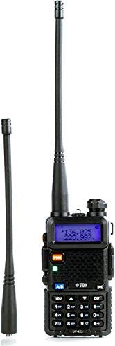 BTECH UV-5X3 Rádio Tri-Band 5 Watt: VHF, 1,25m, UHF, amador, inclui antena de banda dupla, antena