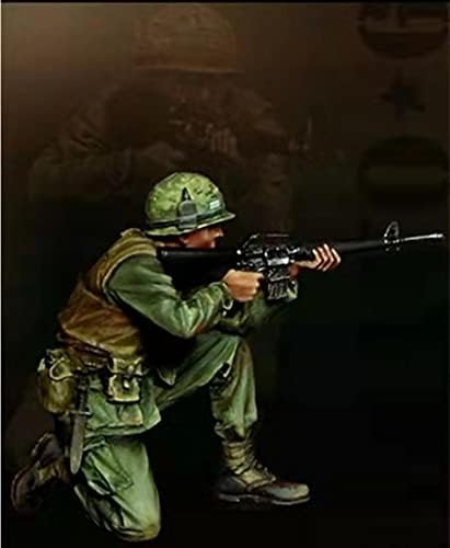 Goodmoel 1/35 Vietnã Guerra dos EUA Resina Infantaria Soldier Modelo Kit/Kit em miniatura não montado