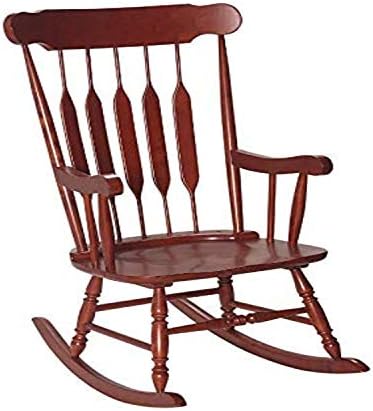 Cadeiras de balanço da marca de presente - Rocker de madeira clássica - Design equipado com conforto, perfeito