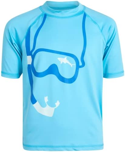 Ixtreme Boys 'Rash Guard Conjunto - 2 peças UPF 50+ Camisa rápida de natação seca e maiô
