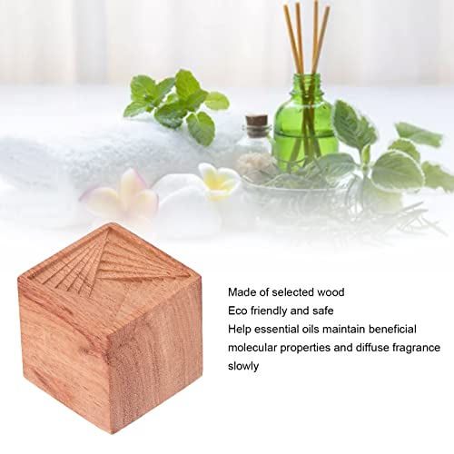 AROMA Difusor Wood, Wood Essential Indimal Environmental Friendly 8 PCS Seguro textura delicada Rosewood para guarda