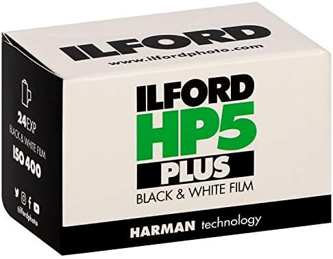 Ilford HP5 Plus, filme de impressão em preto e branco, 135, ISO 400, 24 exposições