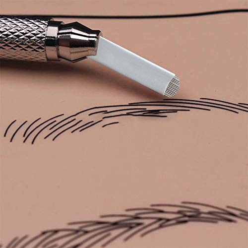 Pinkiou Microblading agulhas de sobrancelha Tattoo Pen Blades