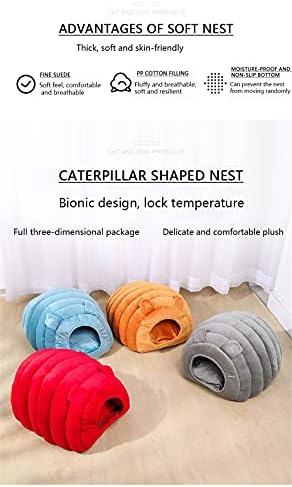 Scdzs Warm Nest Pet House para Cats Products for Pets Goods for Animals Things for Cats Acessórios Dobrando