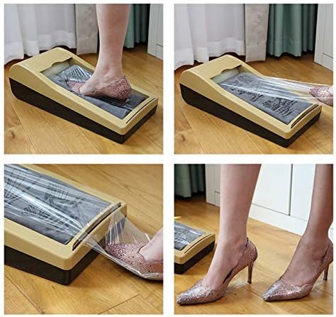 Dispensador automático de filmes de sapatos ltljx, machine de pisos com tampas de sapatos transparentes