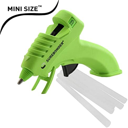 Surebonnder Ultra Low Temperature Cool Shot Mini Glue Gun & DT-100 Made nos EUA Todo objetivo Stik-mini