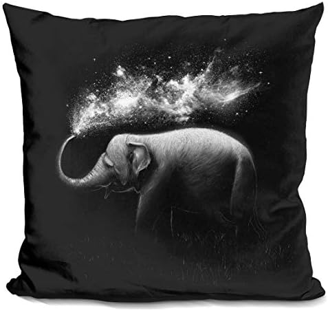 Lilipi Elephant Splash Decorative Stand Throw Pillow