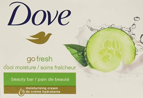 Dove Go Fresh Beauty Bar Pepino e chá verde 2 bares de 4 onças