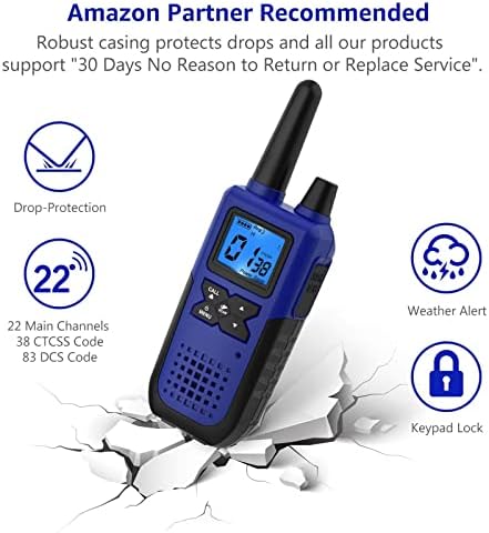 3 walkie talkies para adultos de longo alcance de longo alcance walkie -talkies - longa distância Radios