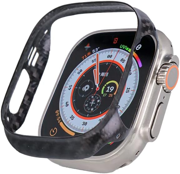 Caso para Apple Watch Ultra, requintado requintado minimalista Slim Apple Watch Ultra Case 49mm