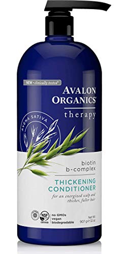 Condicionador de espessamento de terapia de Avalon, Biotin B-complex, 32 oz