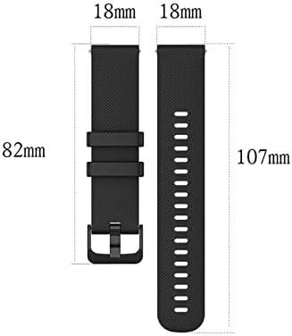 HKTS 20mm pulseira de pulseira de pulseira para ticwatch e para Garmin Venu para o Forerunner 645