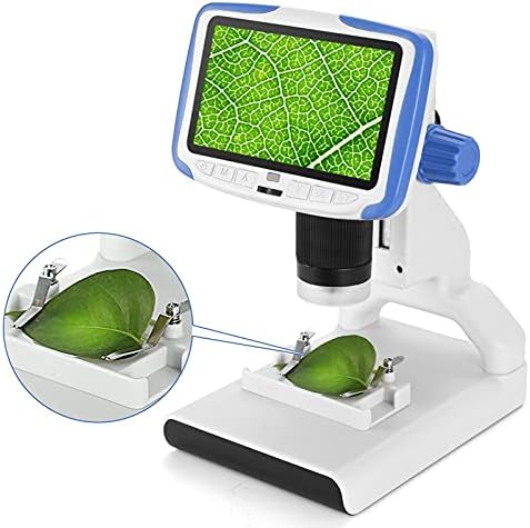 CLGZS 200X Microscópio Digital 5 '' Tela de vídeo Microscópio Microscópio Eletrônico Presente Ferramenta