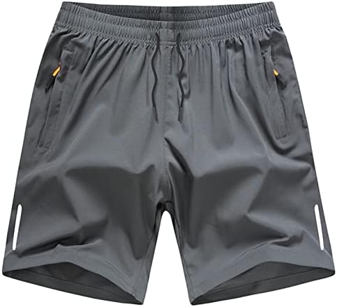 Yhong Kids Boys Loose Athletic umidade Wicking Shorts Bottoms Performance Mesh Shorts com bolsos com zíper