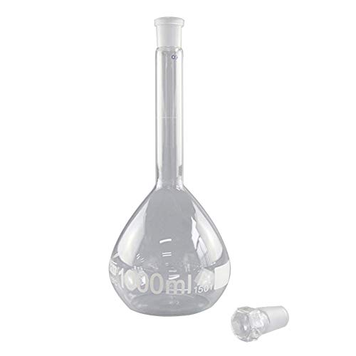 Balquinho volumétrico transparente de Adamas-beta, capacidade de 1000 ml, classe A