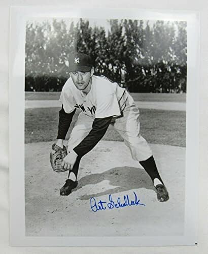 Art Schallock assinado Autograph 8x10 Photo I - Fotos autografadas da MLB
