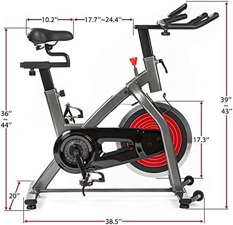 Bicicleta de bicicleta de exercício Bicicletas estacionárias, bicicletas de ciclismo indoor Bicicletas estacionárias perfeitas, exercícios de pedal de bicicleta de mesa com sensor de monitor/ pulso ajustável, para treino de bicicleta de exercícios para cardio em casa