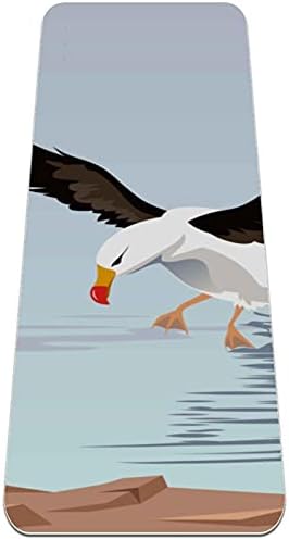 Siebzeh A Wandering Albatross at Sea Premium Spess Yoga Mat ECO Amigo da Rubber e Fitness Non