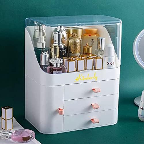 Maquiagem de maquiagem de caixa de desktop Organizador de banheiro Caixa de beleza Cosméticos Polishish de batom