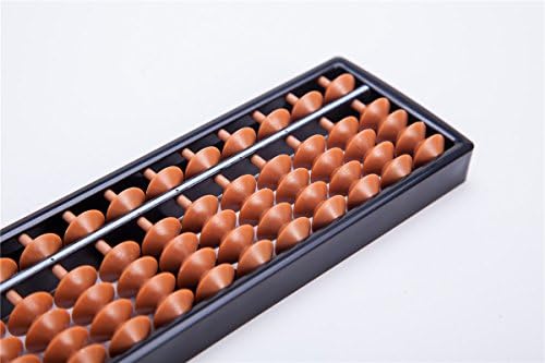 Teus colecionáveis ​​17 hastes de dígitos padrão Abacus Soroban Chinese Japanese calculadora