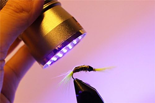TIGOFLY UV Luz de cura de amarração com mosca UV 395-400nm impermeável 21 lanterna LED