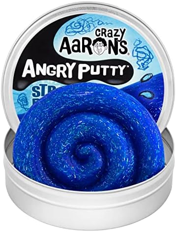 Crazy Aaron Penory Putty Stress Ball - Putty que luta de volta - quanto mais você estica, mais forte fica - sereno azul, nunca seca