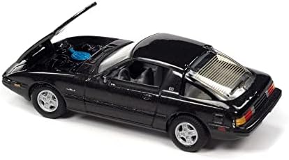 1982 Mazda RX -7, Black - Johnny Lightning JLSP244/24A - 1/64 Diecast Model Model Toy Car