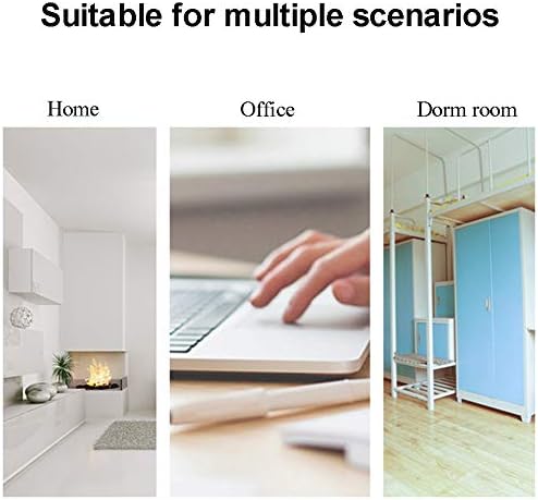 Fãs de mesa portáteis fã de mesa USB, operação ultra silenciosa, ajuste de 360 ​​°, ventilador pessoal, para mesa de escritório em casa e mesa de mesa e desktop