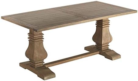 Mesa de jantar de Finch Elmhurst, madeira antiquada