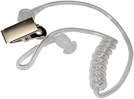 HQRP 4-PACK Mãos Free 2-Pin fone de ouvido com fones de ouvido e microfone compatível com dispositivos de rádio